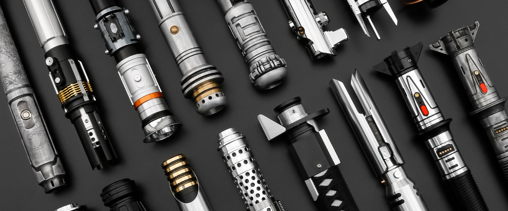 Customized hilt lightsaber from Sabers Unlimited.