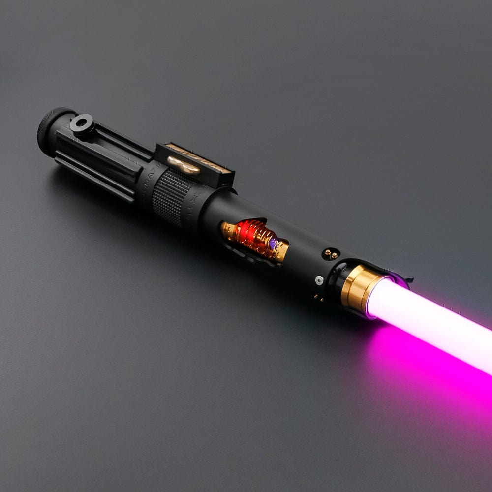 Black Fallen Knight lighstaber - Sabers Unlimited