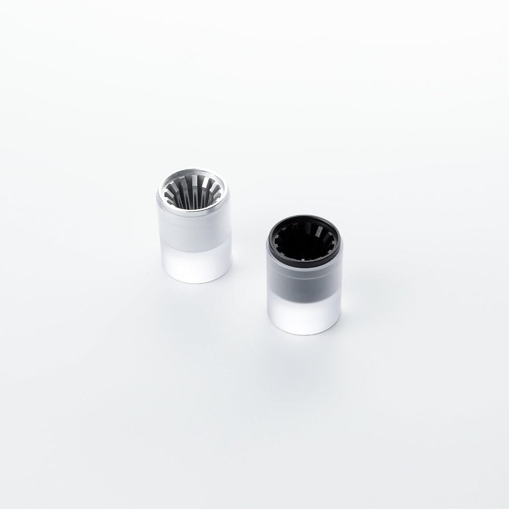 Black and silver 7/8 inch Blade Plug - Sabers Unlimited