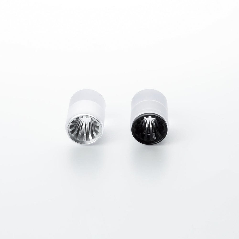 Black and silver 7/8 inch Blade Plug - Sabers Unlimited