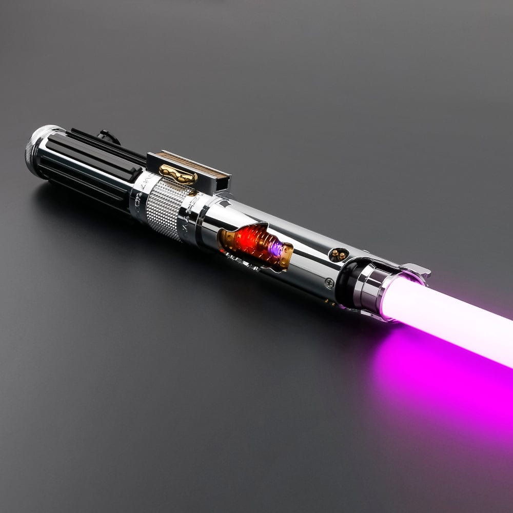 Chrome Fallen Knight lighstaber - Sabers Unlimited