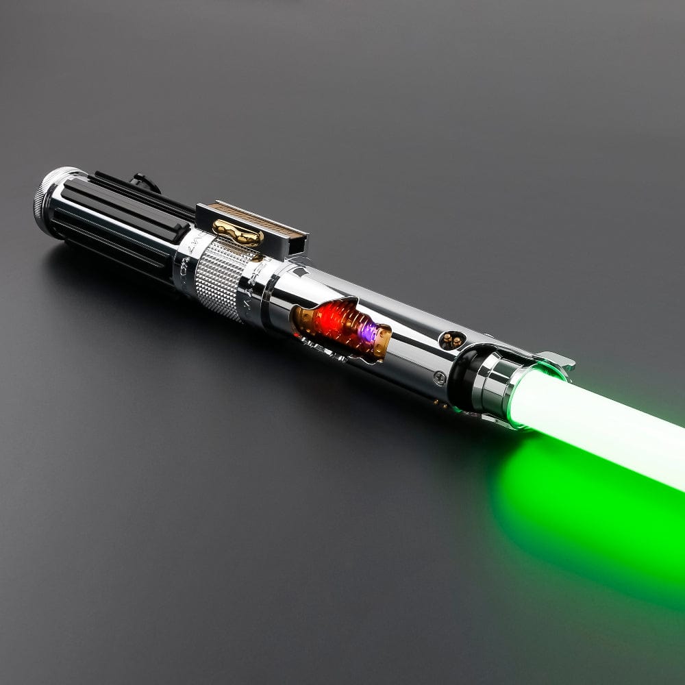 Chrome Fallen Knight lighstaber - Sabers Unlimited