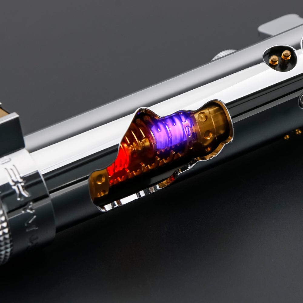 Chrome Fallen Knight lighstaber - Sabers Unlimited