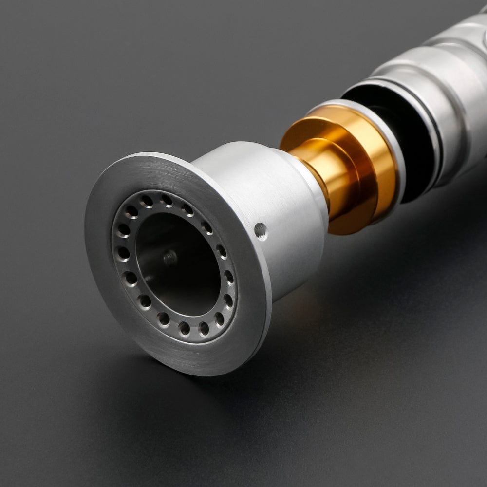 Spinner silver master hilt - Sabers Unlimited