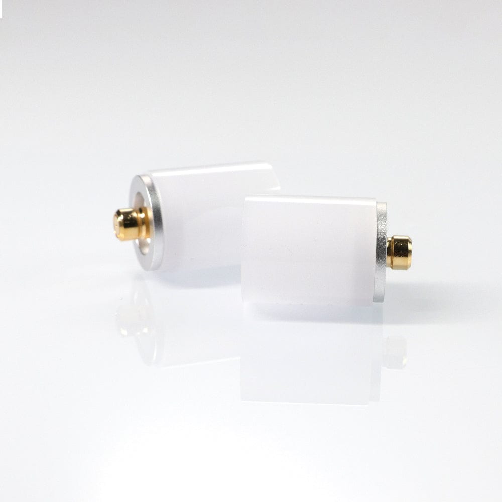 White 1" Blade Plug - SABERS UNLIMITED