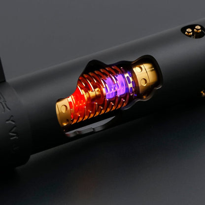 Black Fallen Knight lighstaber - Sabers Unlimited