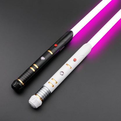 White and black Keeper master hilt - Sabers Unlimited