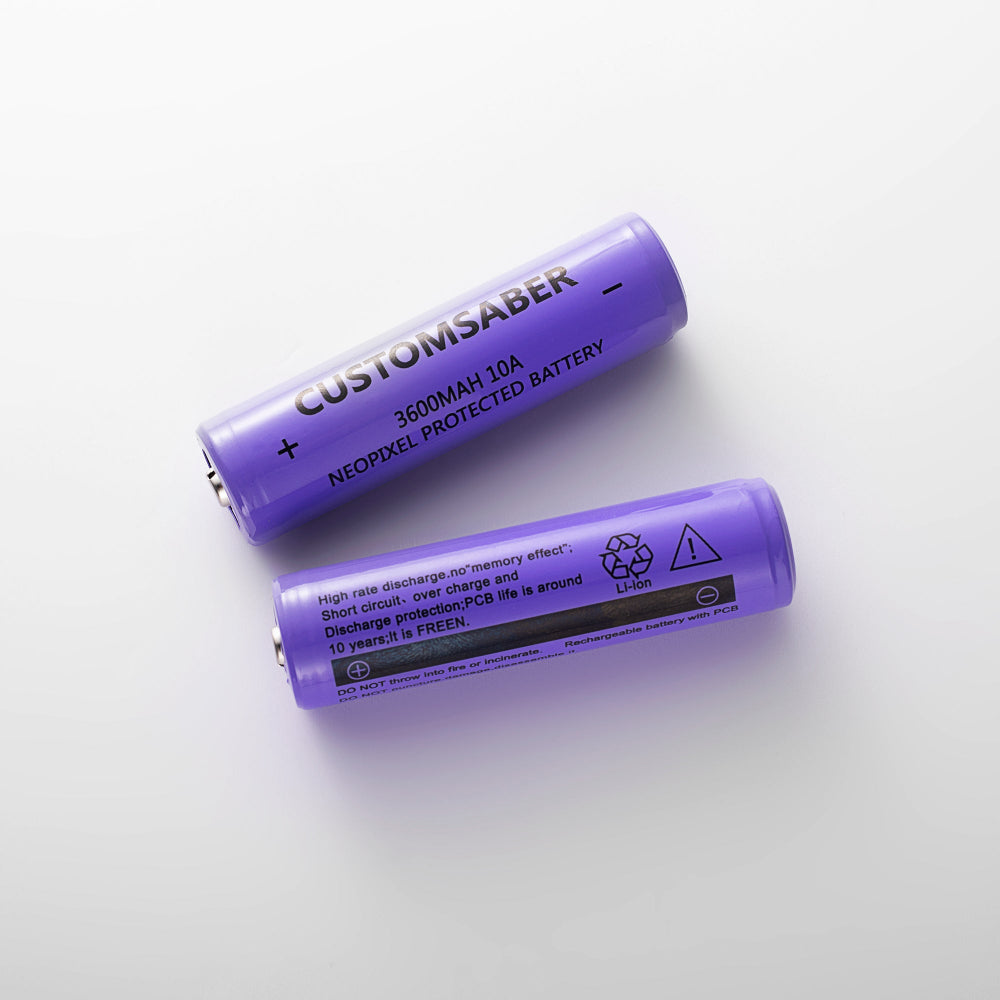 Protected 18650 Battery 3600mAh - Sabers Unlimited