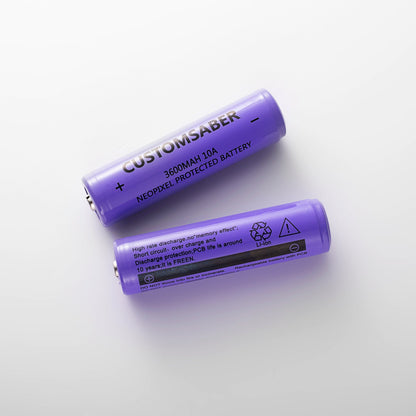 Protected 18650 Battery 3600mAh - Sabers Unlimited