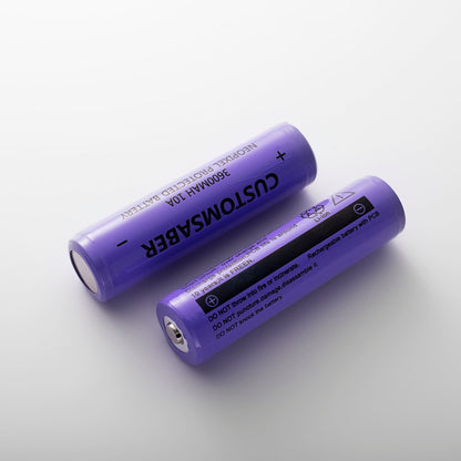 Protected 18650 Battery 3600mAh - Sabers Unlimited