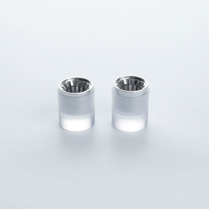 Silver 1 inch diameter blade plug - Sabers Unlimited