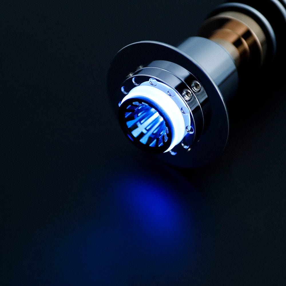 Silver 1 inch diameter blade plug - Sabers Unlimited