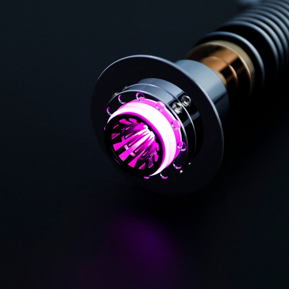 Silver 1 inch diameter blade plug - Sabers Unlimited