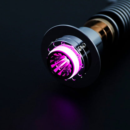 Silver 1 inch diameter blade plug - Sabers Unlimited