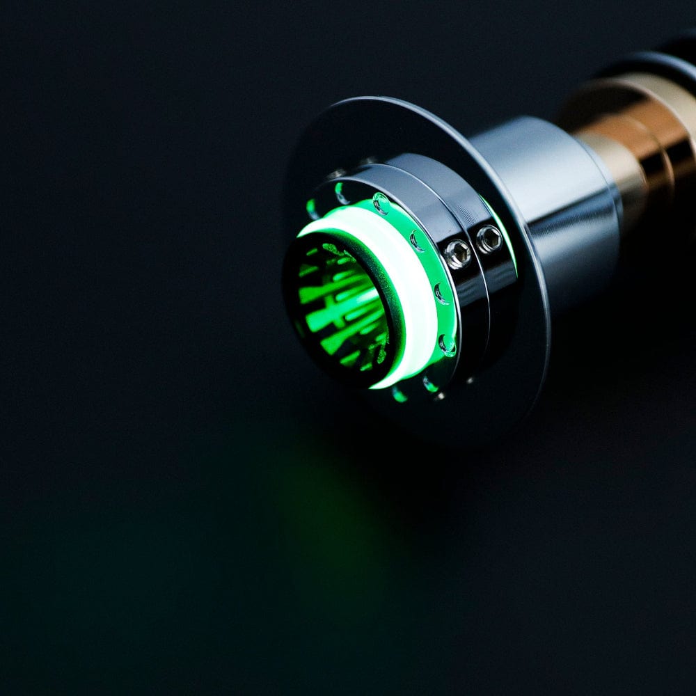 Silver 1 inch diameter blade plug - Sabers Unlimited