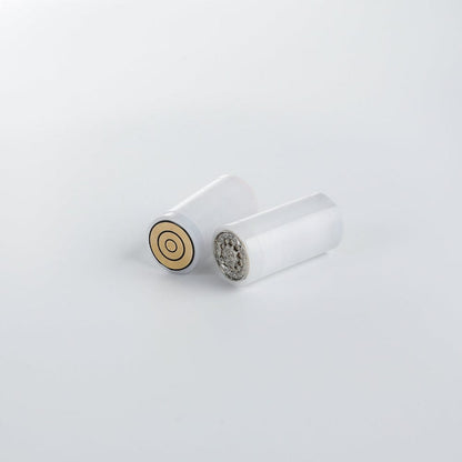Silver and gold 7/8" Pixel Blade Plug - Sabers Unlimited