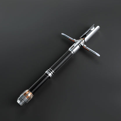 Survivor Crossguard lightsaber - Sabers Unlimited