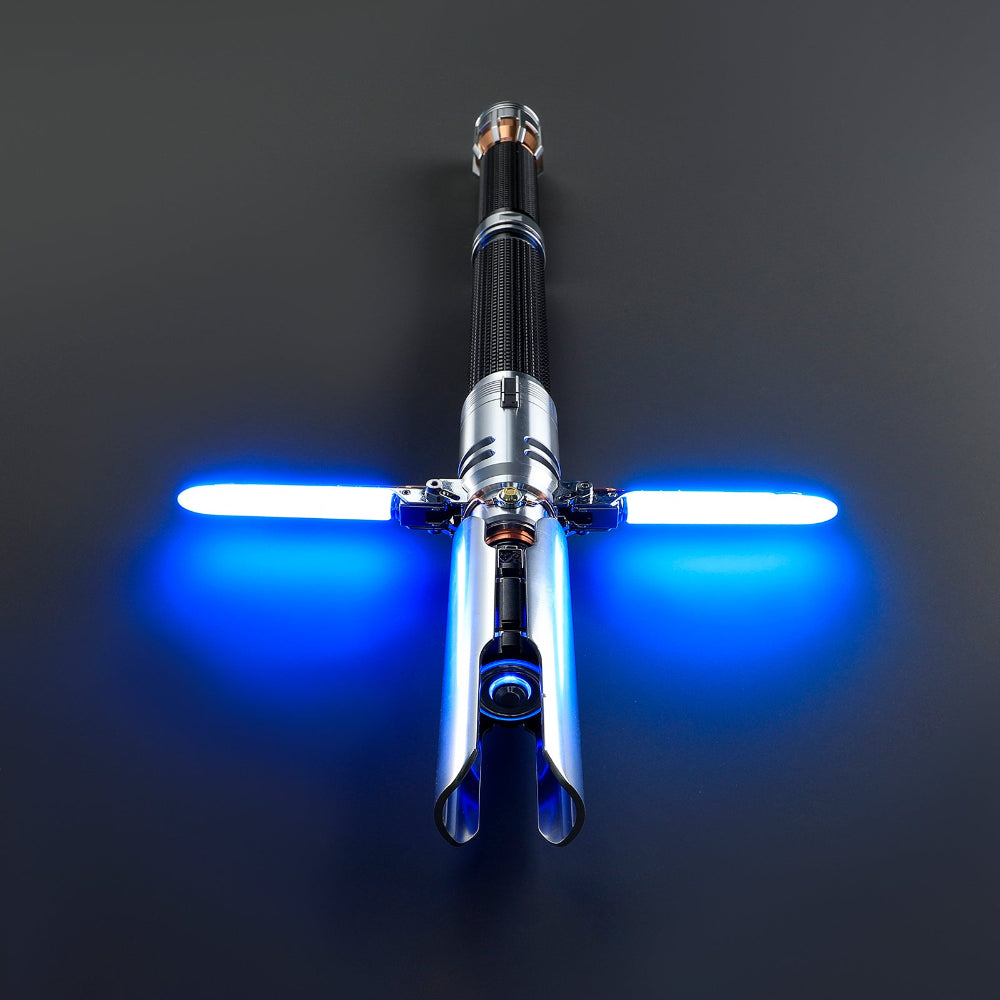 Survivor Crossguard lightsaber - Sabers Unlimited