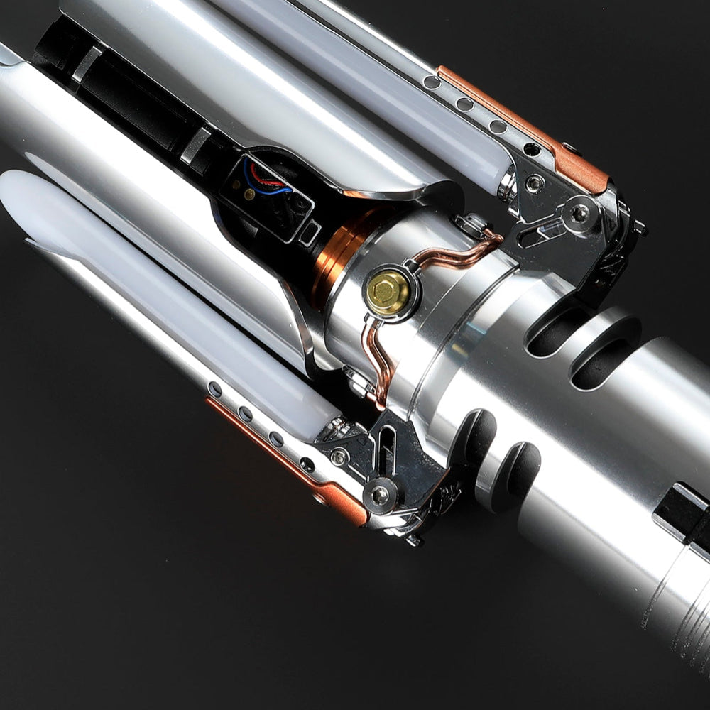 Survivor Crossguard lightsaber - Sabers Unlimited
