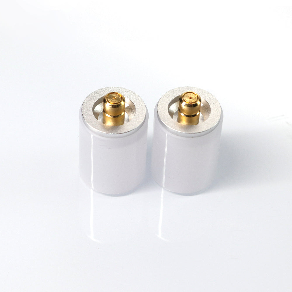 White 1" Blade Plug - SABERS UNLIMITED