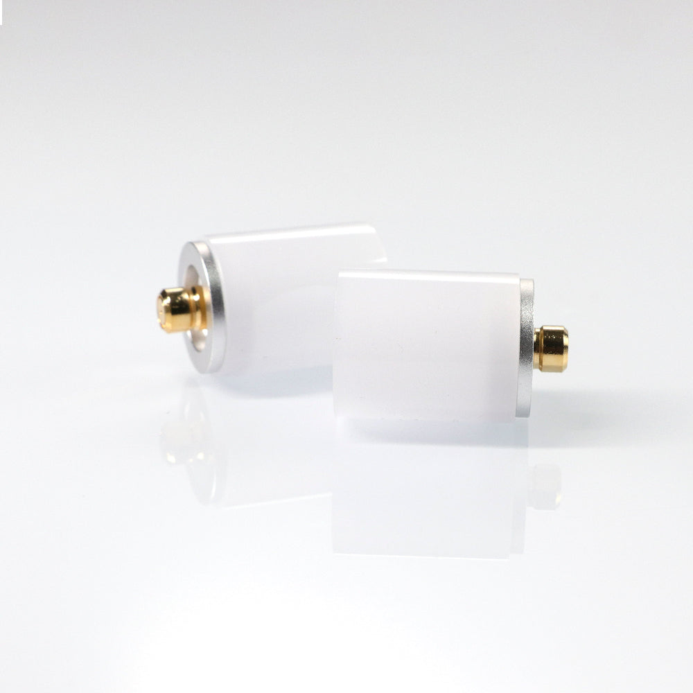 White 1" Blade Plug - SABERS UNLIMITED